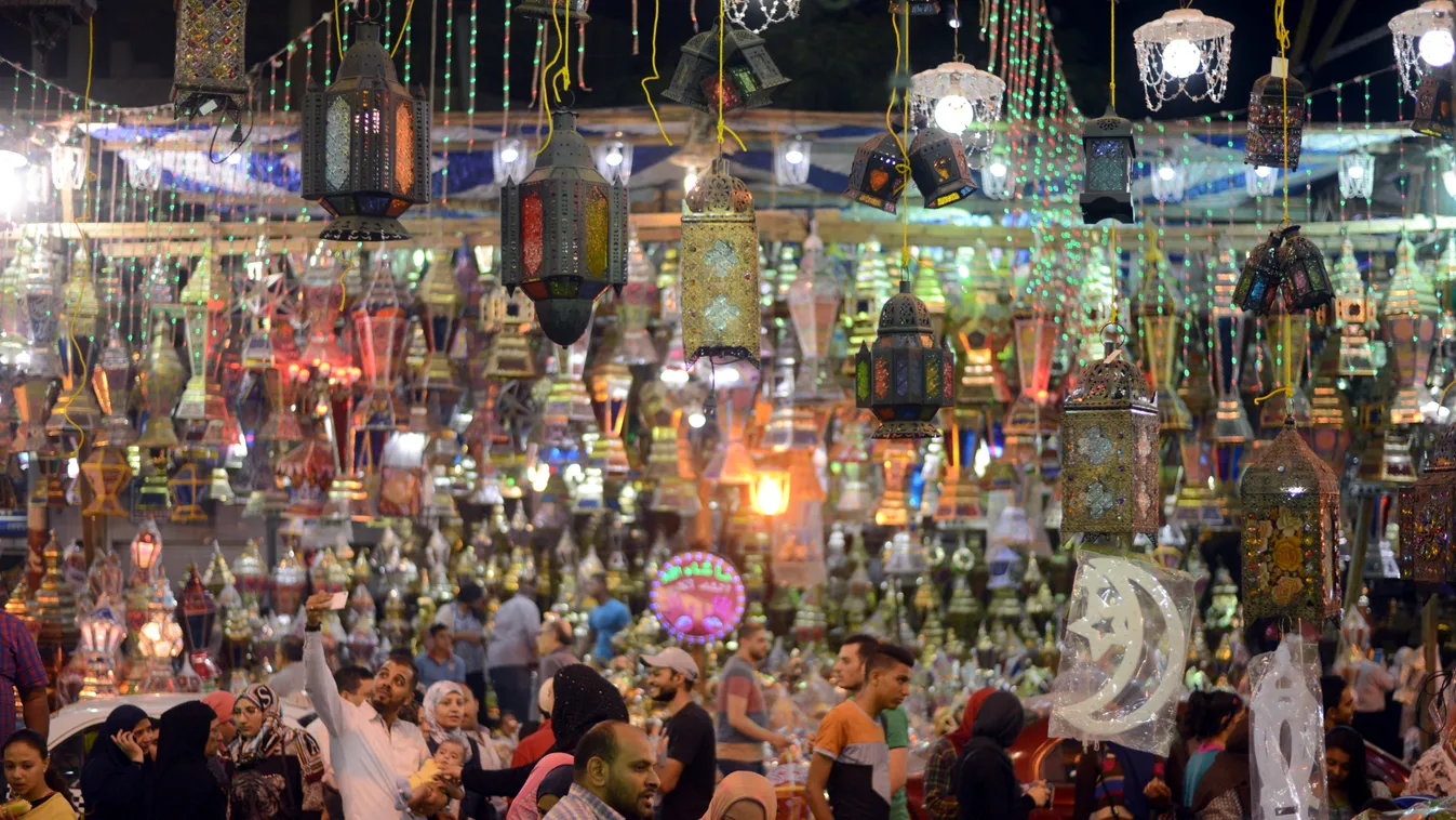 Egyiptom piac gazdaság bazár szuk 