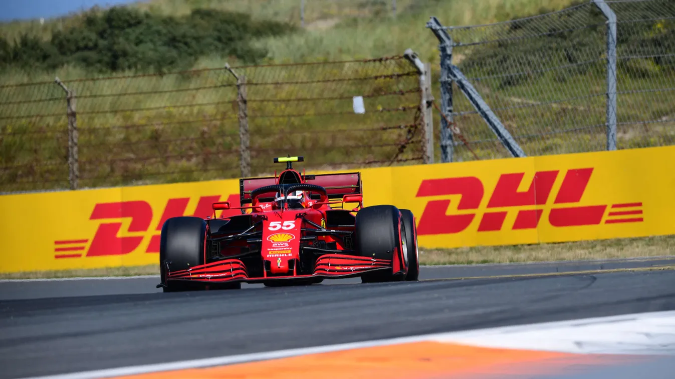 Forma-1, Carlos Sainz, Ferrari, Holland Nagydíj 2021, szombat 
