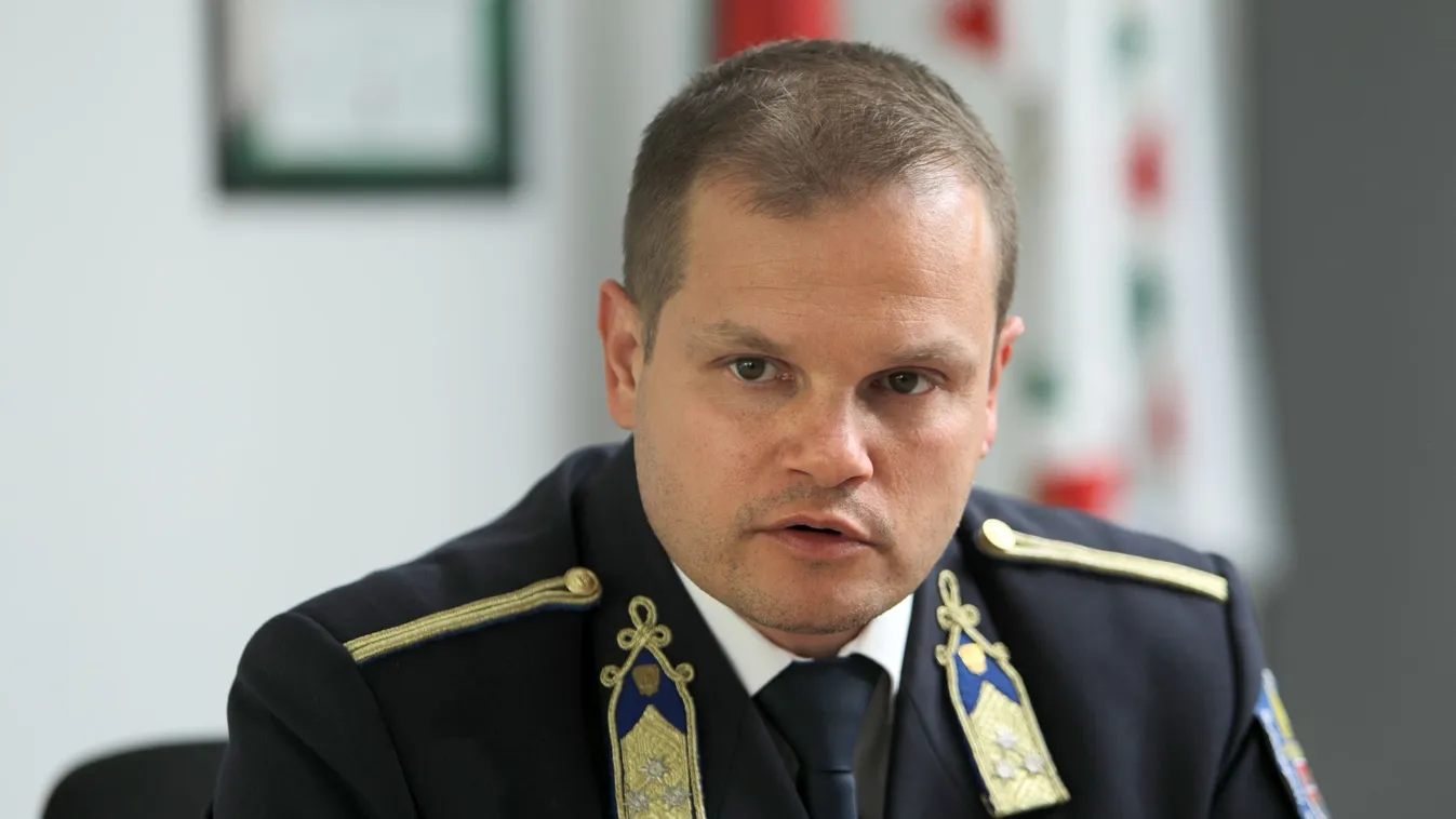 Dr Terdik Tamás, r. ezredes, Budapest rendőrfőkapitánya 2018 október 11-én 