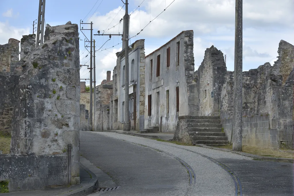 Oradour-sur-Glane francia szellemváros 