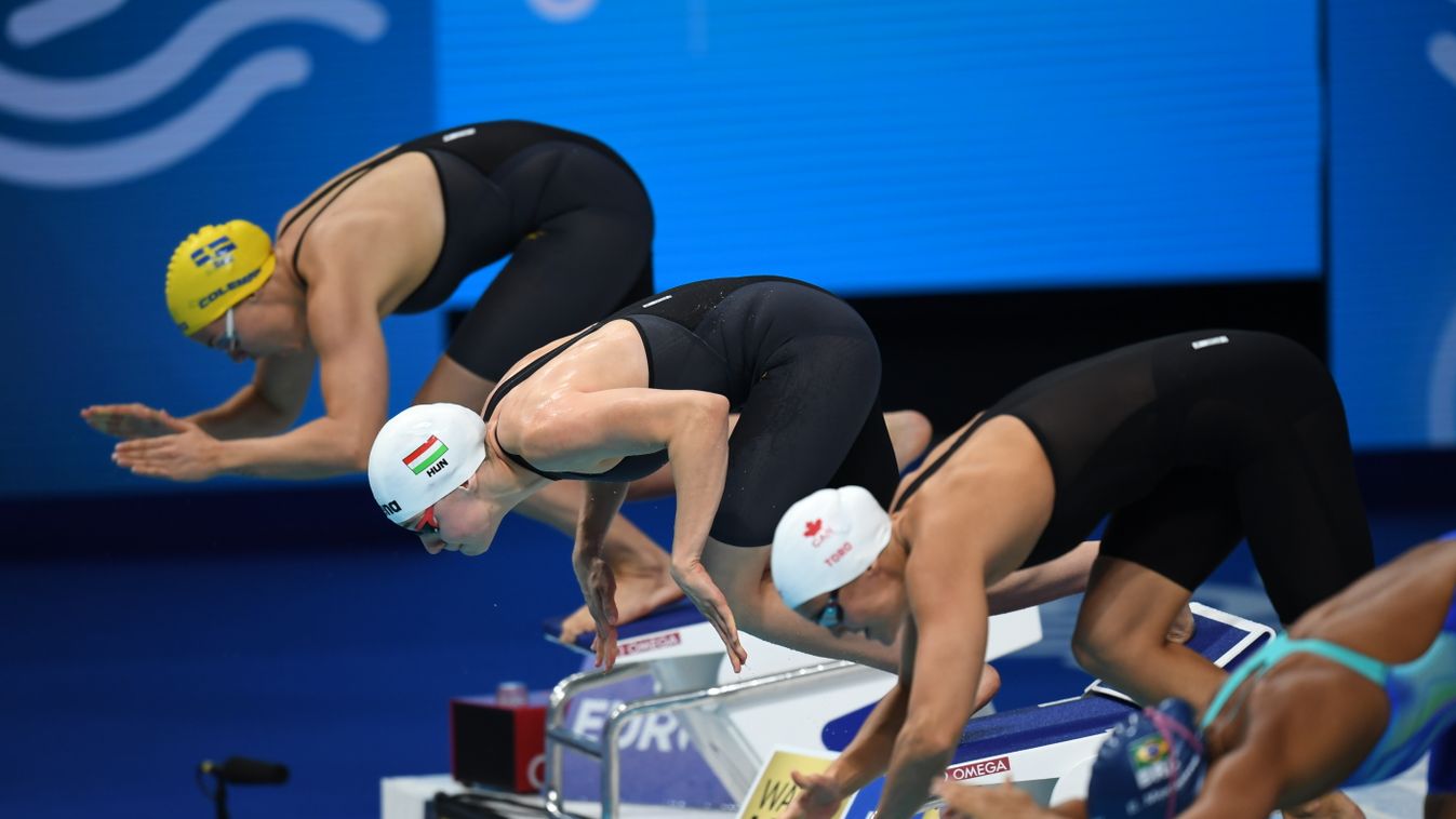 Úszás Vizes VB, FINA2017, női  50 m gyors, Molnár Flóra 