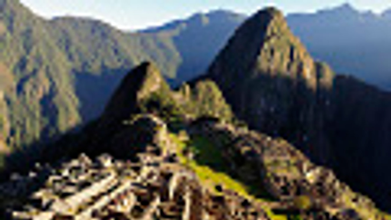 Machu Picchu az egykori Inka Birodalom romvárosa Peruban 