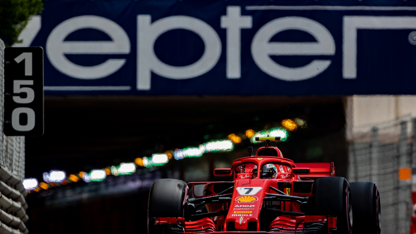 A Forma-1-es Monacói Nagydíj csütörtöki napja, Kimi Räikkönen, Ferrari 