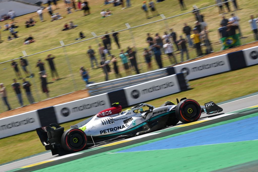 Forma-1, Sao Pauló-i Nagydíj 2022, szombat, Lewis Hamilton 