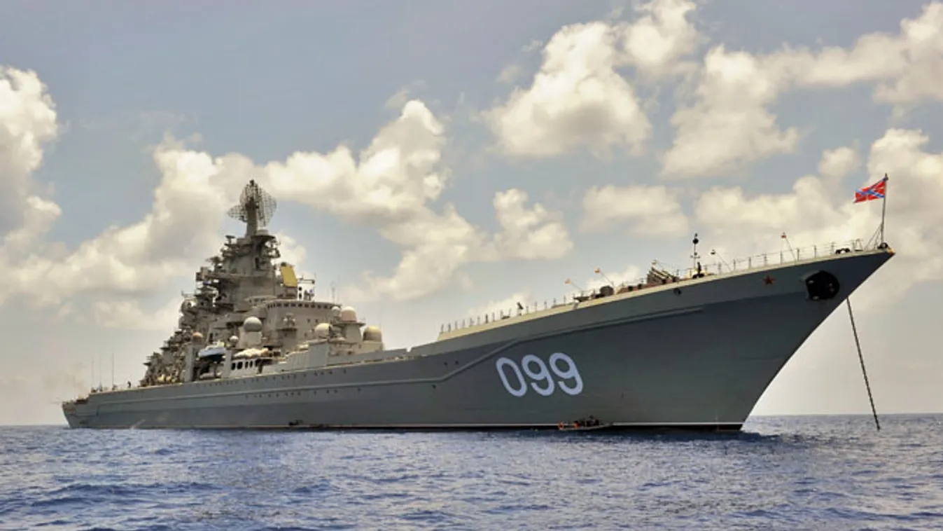 Pyotr Veliky, Pjotr Velikij, Nagy Péter, Kirov osztályú orosz csatahajó, az északi flotta zászlóshajója 