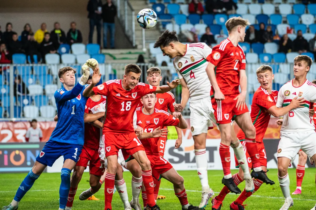 Magyarország U17 - Wales U17, 2023-as U17-es labdarúgó-Európa-bajnokság, labdarúgás, foci, Budapest, Hidegkuti Nándor Stadion, 2023.05.17. 