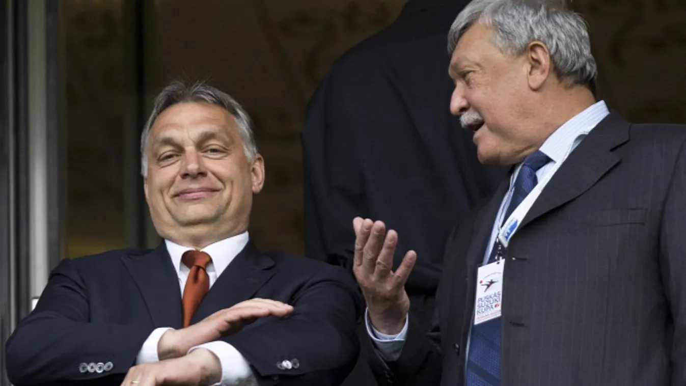 Orbán Viktor és Csányi Sándor 