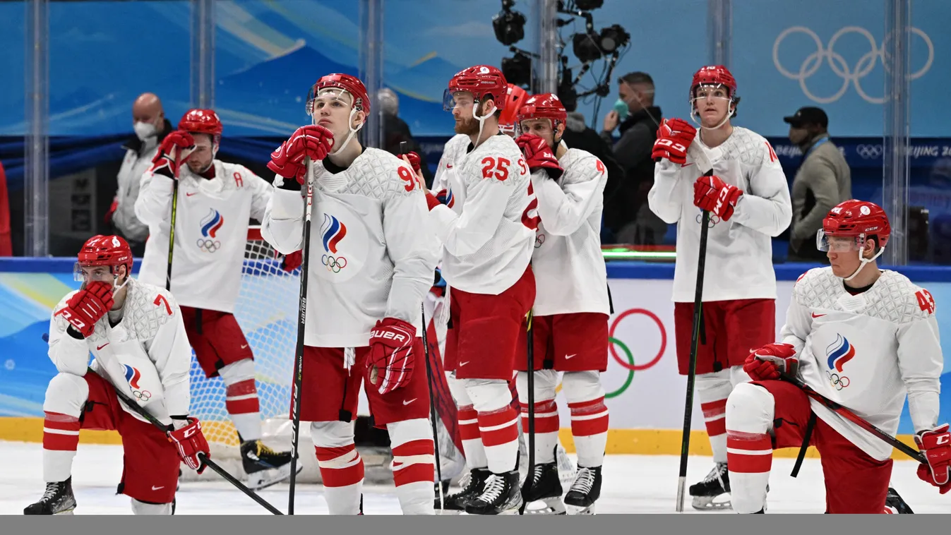 Oly ihockey Horizontal OLYMPIC GAMES ICE HOCKEY DISAPPOINTED WINTER OLYMPIC GAMES TEAM FINAL 
