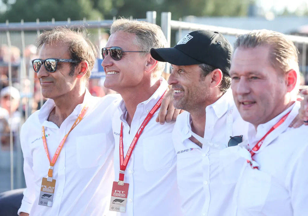 Forma-1, Emanuele Pirro, David Coulthard, Patrick Dempsey, Jos Verstappen, Legendák Parádéja, Osztrák Nagydíj 
