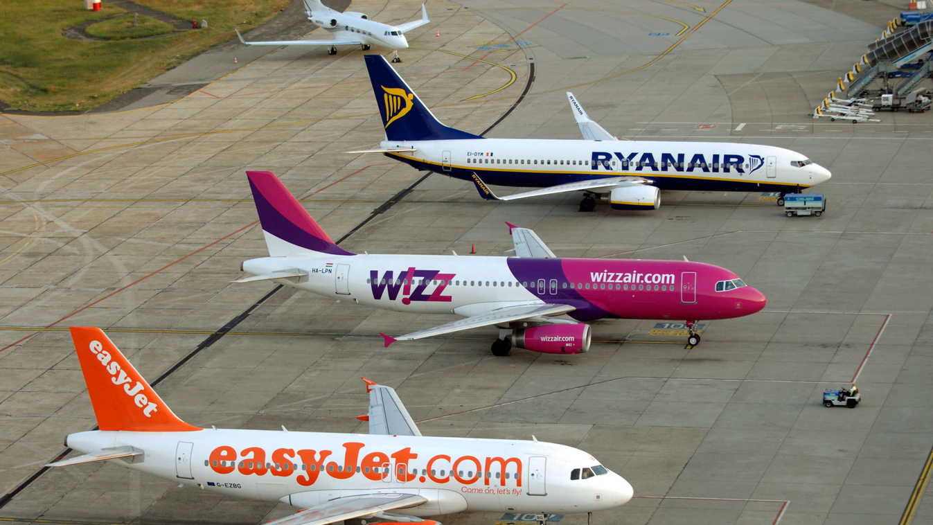 Easyjet, Wizzair, Ryanair fapados
Ferihegy 