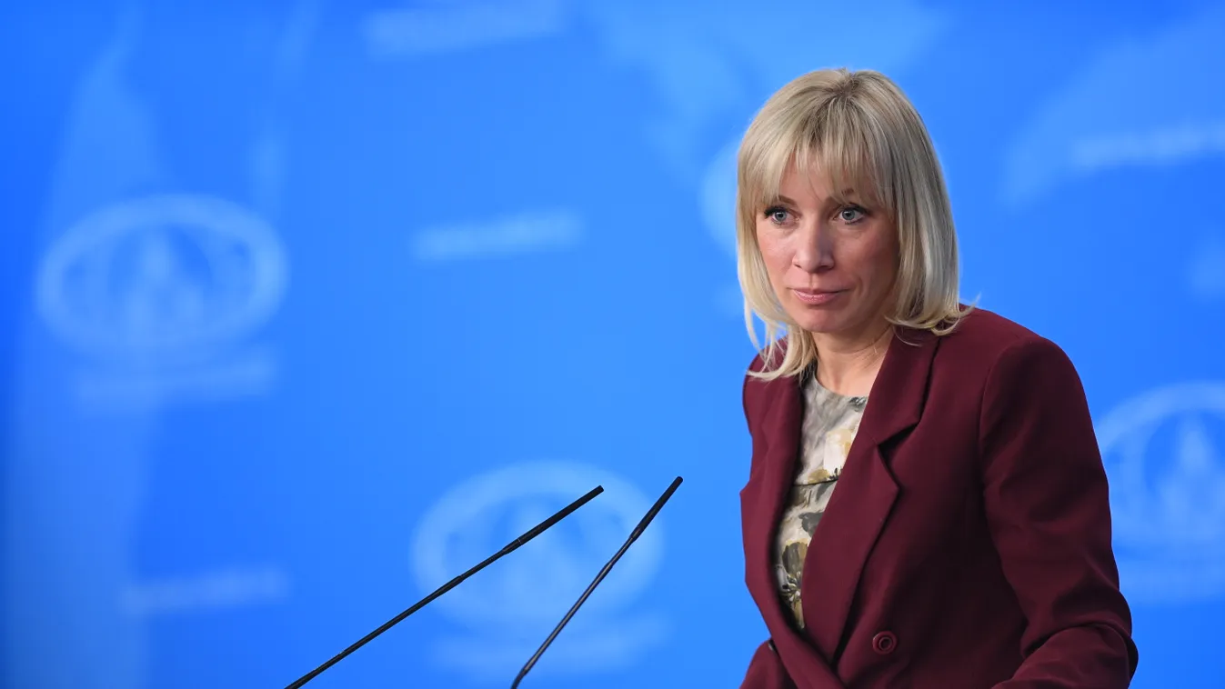 Maria Zakharova, orosz külügyminisztérium szóvivője 