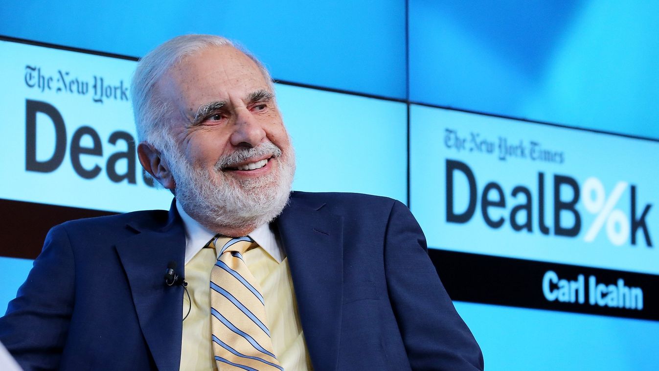 The New York Times 2015 DealBook Conference GettyImageRank2 BOARD Discussion HORIZONTAL USA New York City New York Times Art Museum Photography Arts Culture and Entertainment Whitney Museum of American Art Carl Icahn 2015 Participate DealBook Conference P