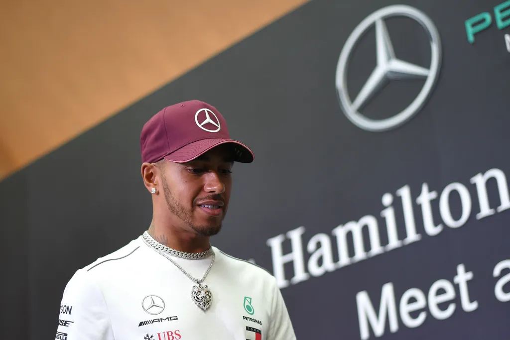 Előkészületek a Forma-1-es Szingapúri Nagydíjra, Lewis Hamilton, Mercedes-AMG Petronas 