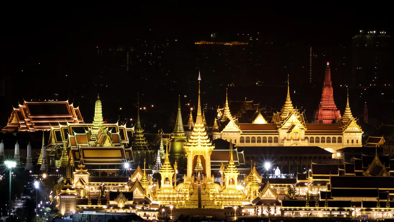 Thailand-King Bhumibol's pass away Thailand-royal crematorium Bangkok magnificent King Bhumibol-royal crematorium 