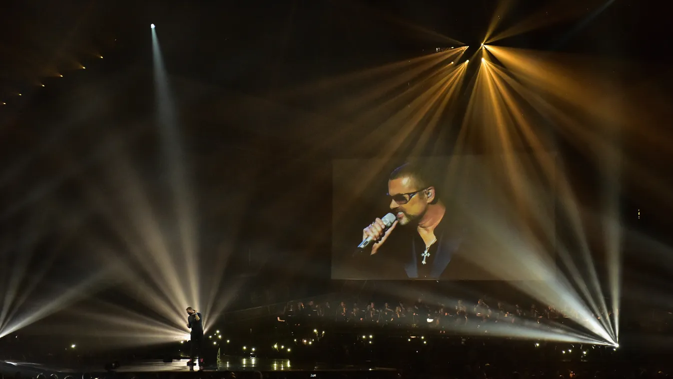 Brit Awards george michael chris martin The BRIT Awards 2017 - Show (EDITORIAL USE ONLY)  on stage at The BRIT Awards 2017 at The O2 Arena on February 22, 2017 in London, England. 