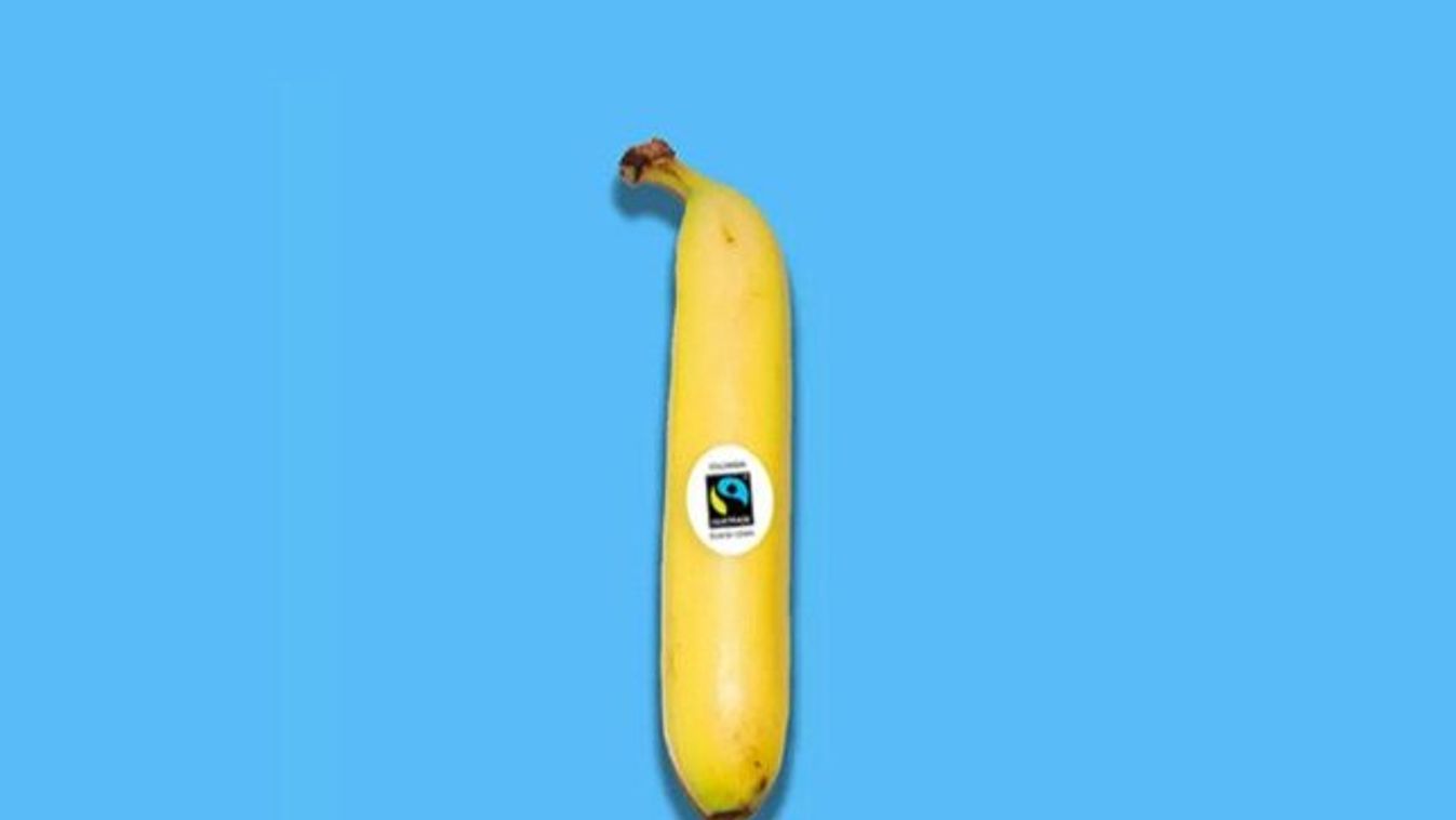 Fairtrade banán, egyenes Fairtrade banán, banán, egyenes banán 