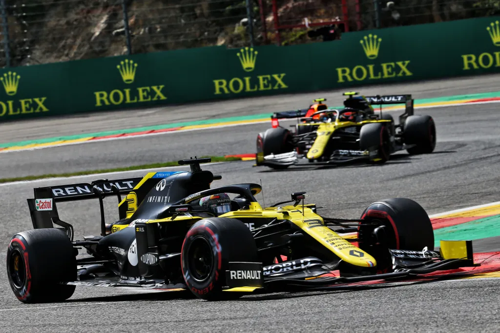 Forma-1, Daniel Ricciardo, Esteban Ocon, Renault F1 Team, Belga Nagydíj 
