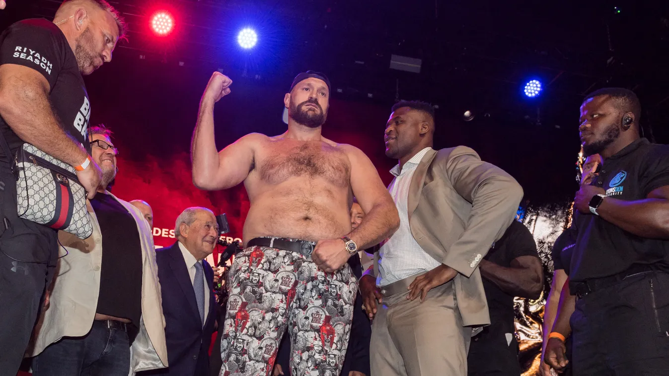 Tyson Fury vs Francis Ngannou Kick-off Press Conference in London Boxing,combat sports,Francis Ngannou,Heavyweight,London,press co Horizontal 
