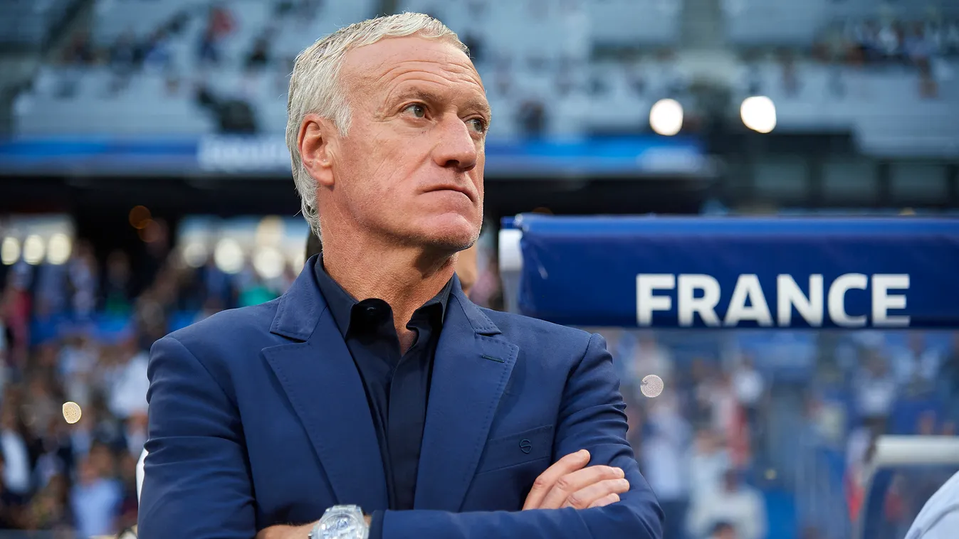 France v Croatia: UEFA Nations League - League Path Group 1 players France Croatia UEFA Nations League Didier Deschamps Waist up One person UEFA Nations League League A Group 1 match Didier Deschamps head coach June Paris Horizontal SPORT FOOTBALL MATCH S