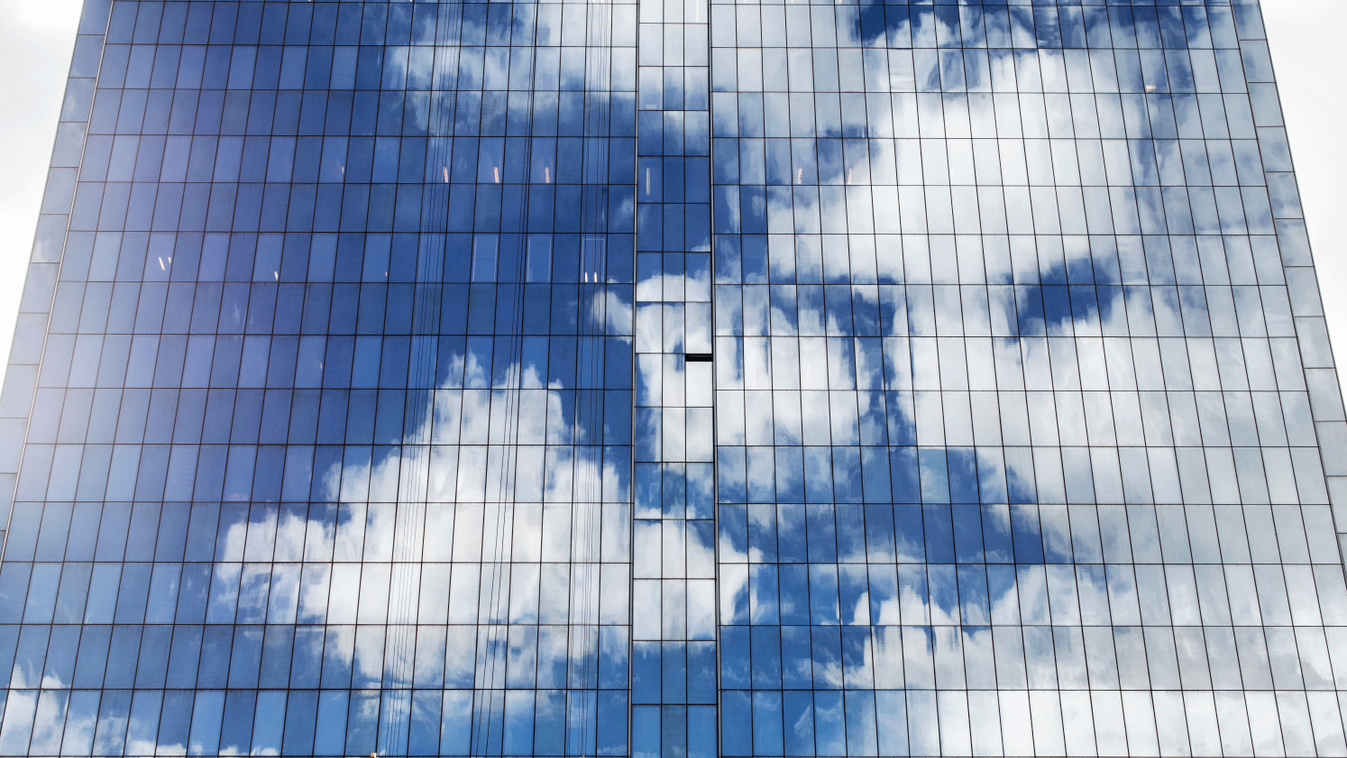 felhő épület adatok tükröződés 