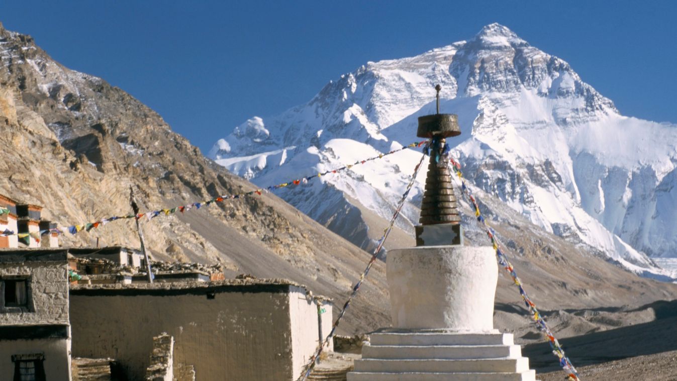 Mount Everest, Chomolungma, Rongbuk kolostor 