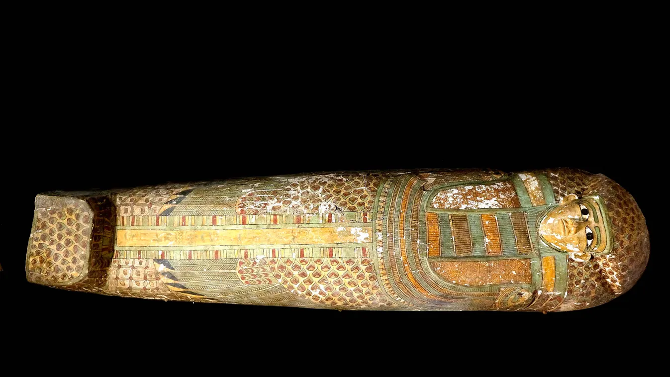 érintetlen múmia egyiptom 3600 éves 