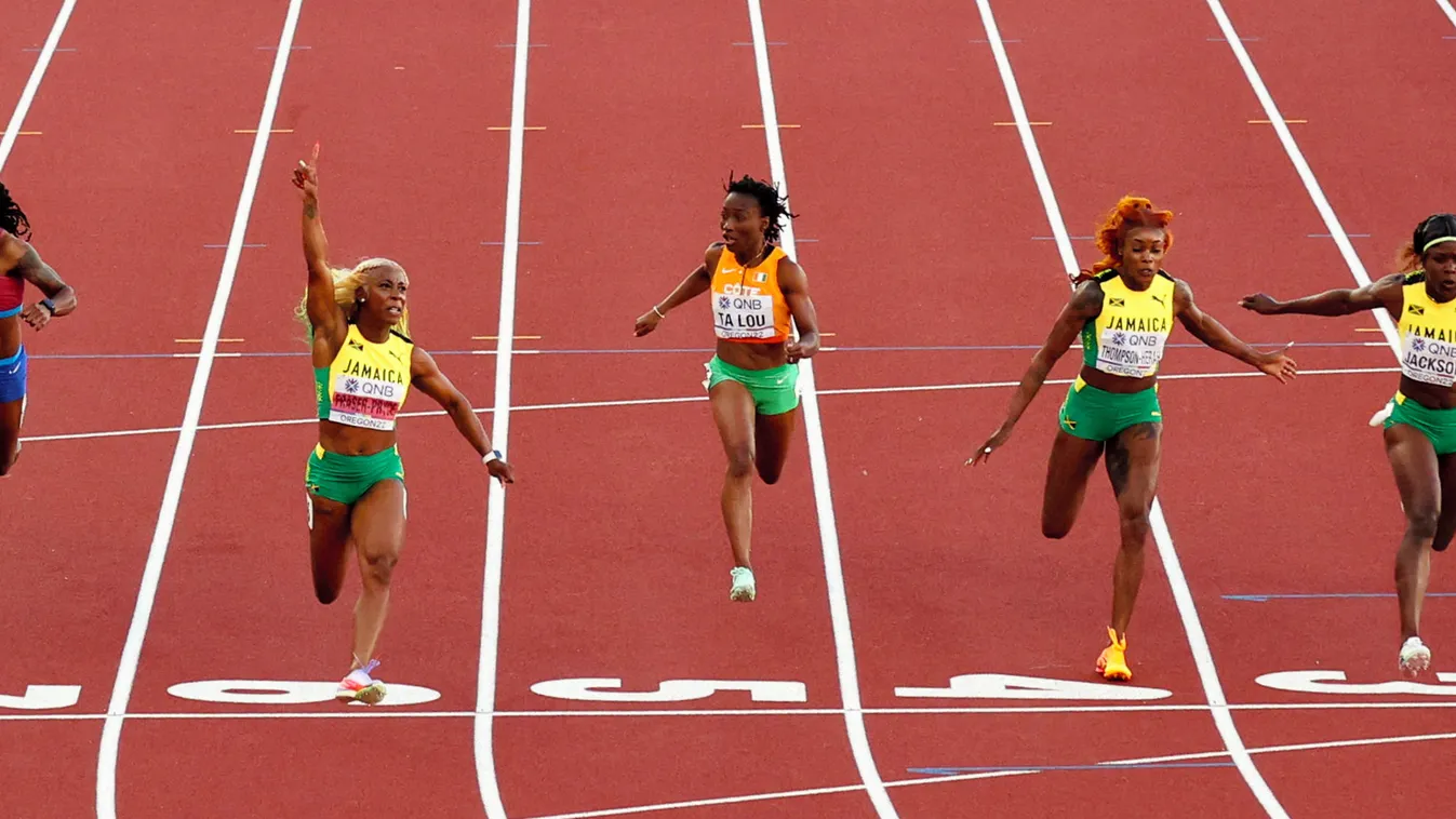 World Athletics Championships Oregon / 100m women IAAF Athletics World Championships Sports Track and field S SPO Ethiopian long-distance runner panoramic 