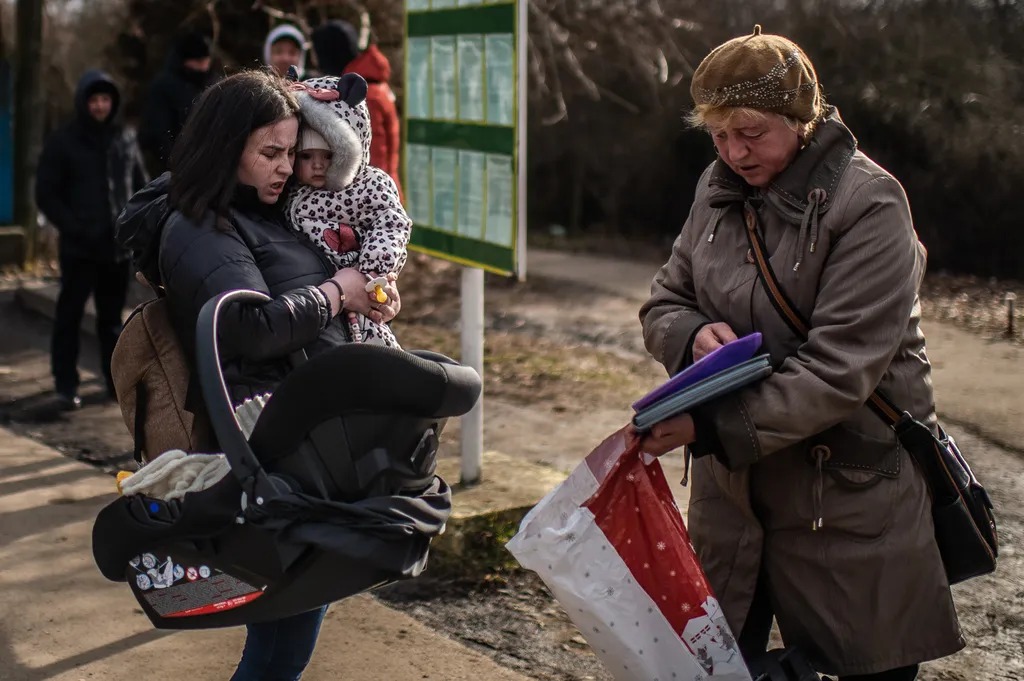 Ukrán válság, 2022, Beregsurány, határ, határátkelő, magyar-ukrán határ 