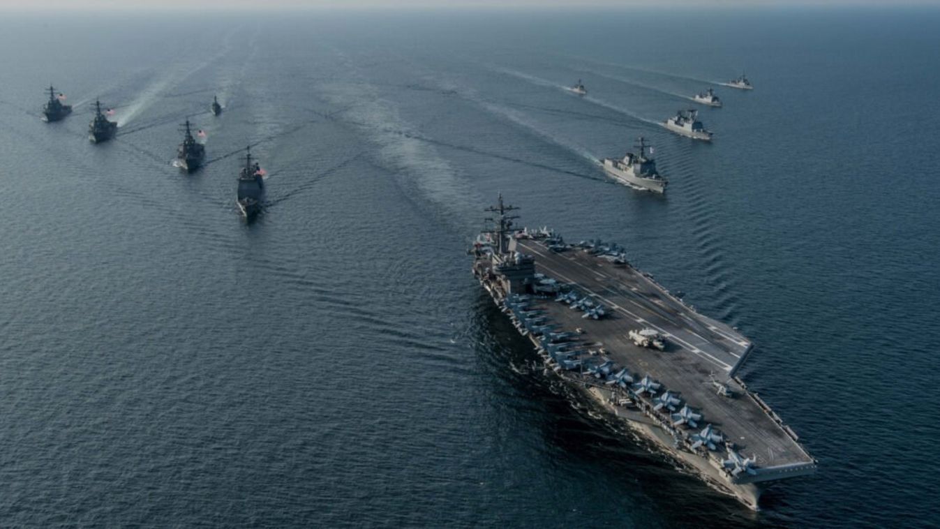 Amerikai nukleáris repülőgép-hordozó ért Dél-Korea partjaihoz, USS Ronald Reagan, hadgyakorlat 