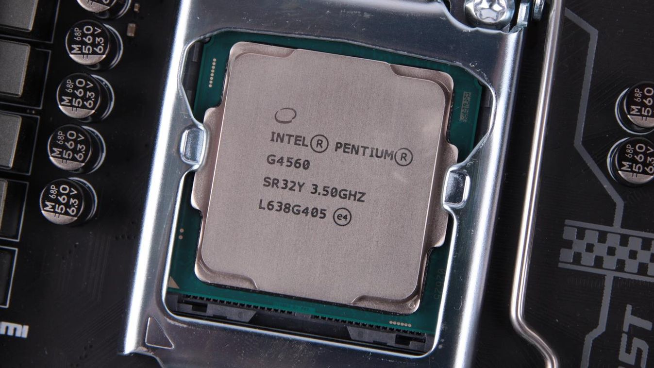 intel pentium g4560 cpu processzor hyper-threading kaby lake 