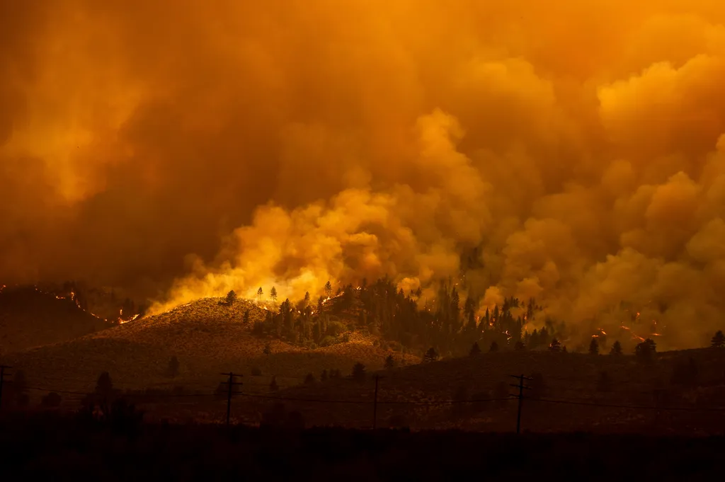 2021.07.12. Erdőtűz Kaliforniában 