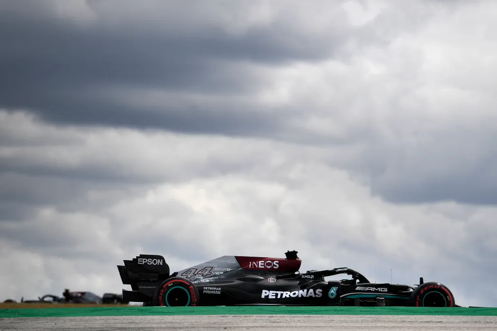 Forma-1, Lewis Hamilton, Mercedes, Portugál Nagydíj 2021, szombat 