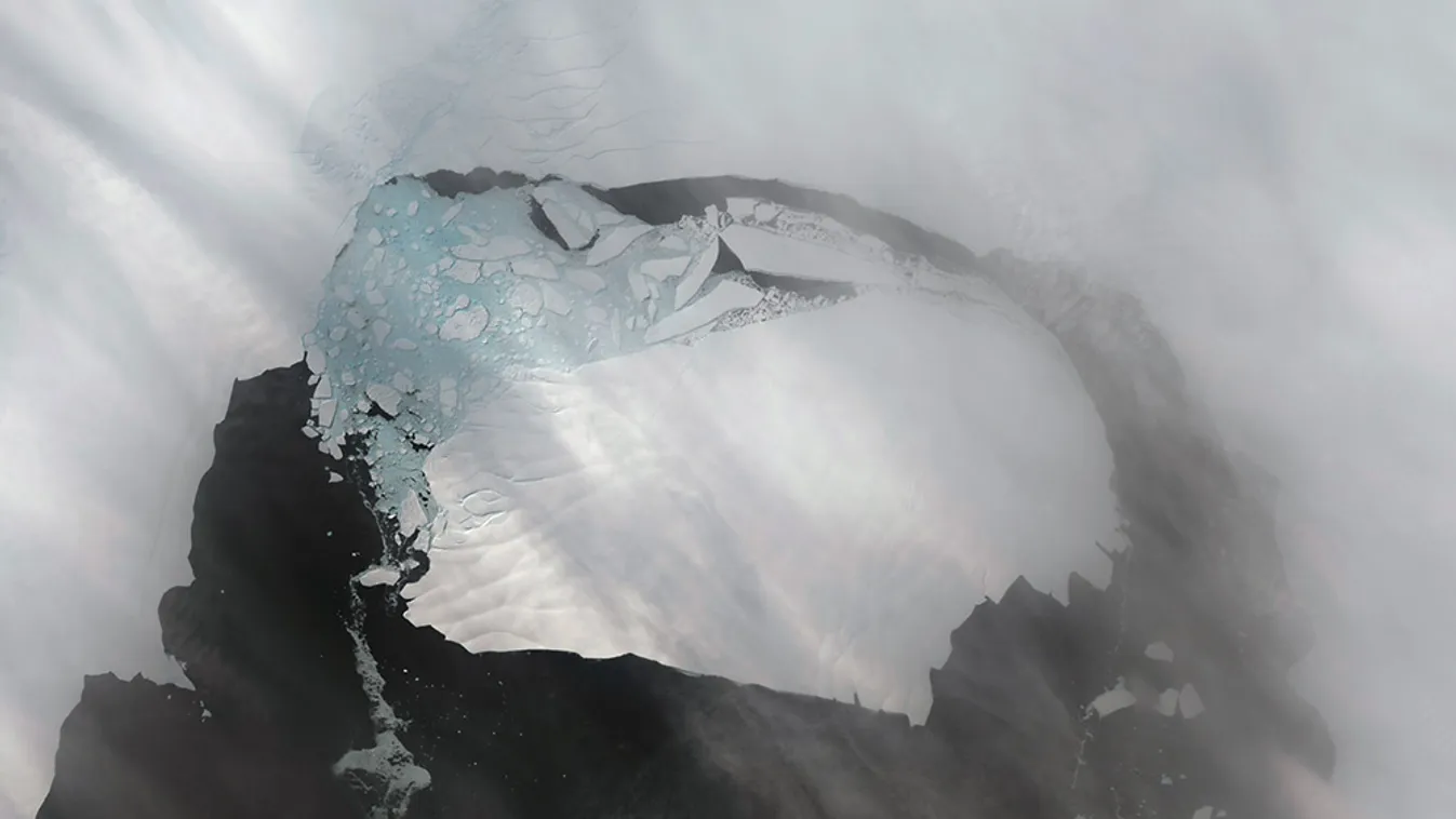 levált B-31 jégmező, gleccser, Pine-sziget, Antarktisz,