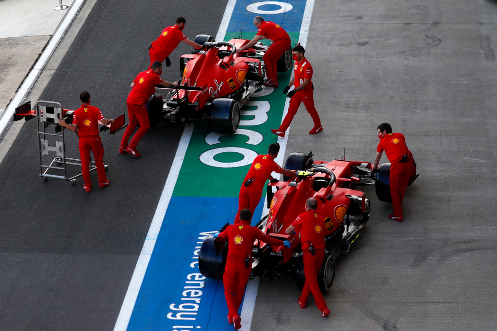 Forma-1, Charles Leclerc, Sebastian Vettel, Scuderia Ferrari, Brit Nagydíj 