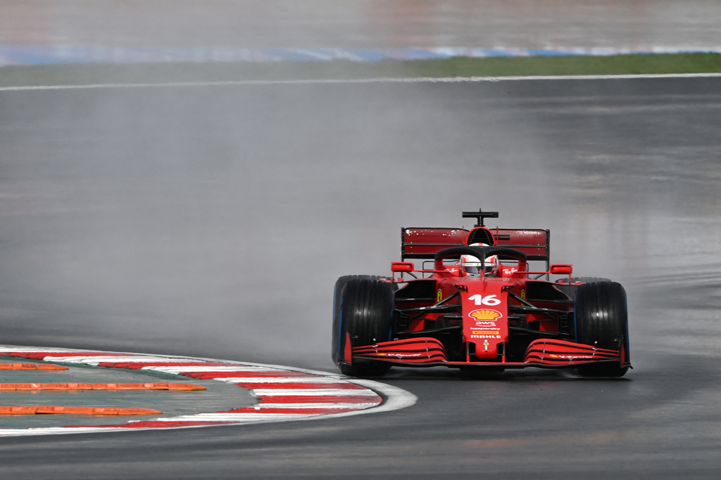 Forma-1, Charles Leclerc, Ferrari, Török Nagydíj 2021, szombat 