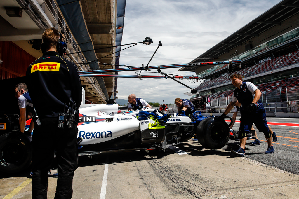 Forma-1-es szezonközi teszt, Barcelona, 1. nap, Oliver Rowland, Williams Racing 