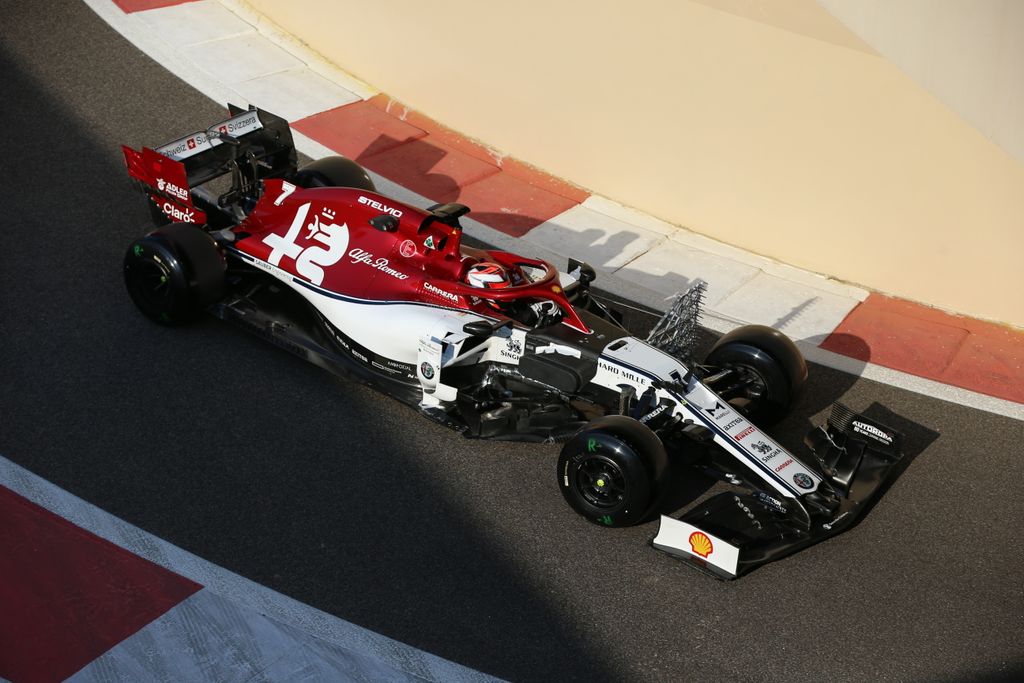 Forma-1, Kimi Räikkönen, Alfa Romeo, Abu-Dzabi teszt 