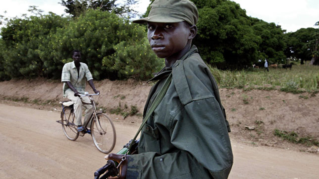 Uganda, Lord's Resistance Army, LRA, gyerekkatona, a Rhino Boys tagja 