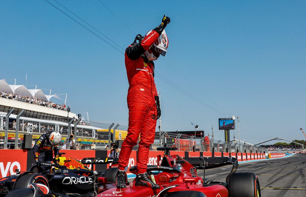 Forma-1, Charles Leclerc, Ferrari, Francia Nagydíj 2022, szombat 