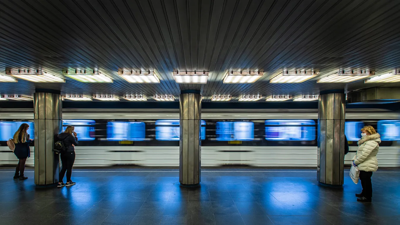 koronavírus korona vírus betegség fertőzés járvány Budapest BKK maszk
metro 