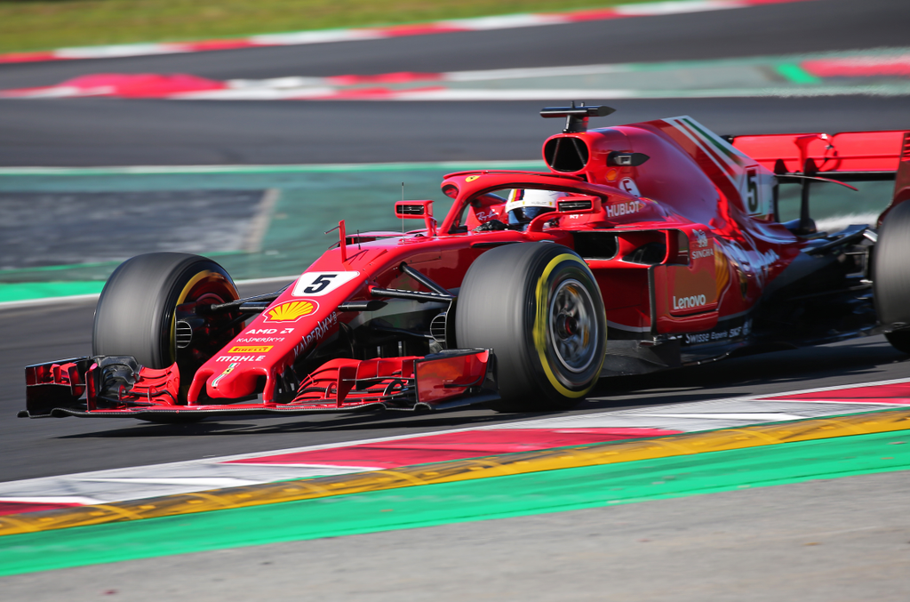 A Forma-1 előszezoni tesztje Barcelonában - 5. nap, Sebastian Vettel, Scuderia Ferrari 