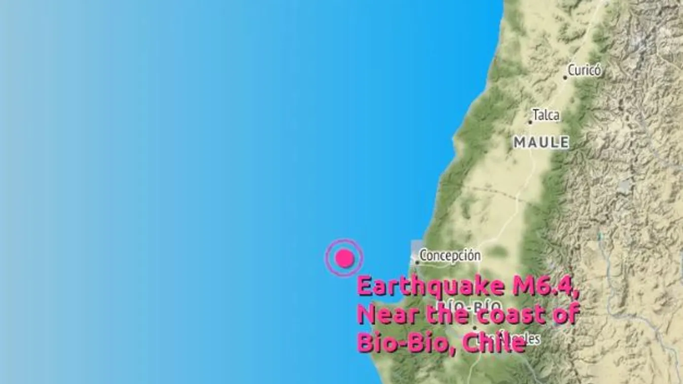 chile földrengés 