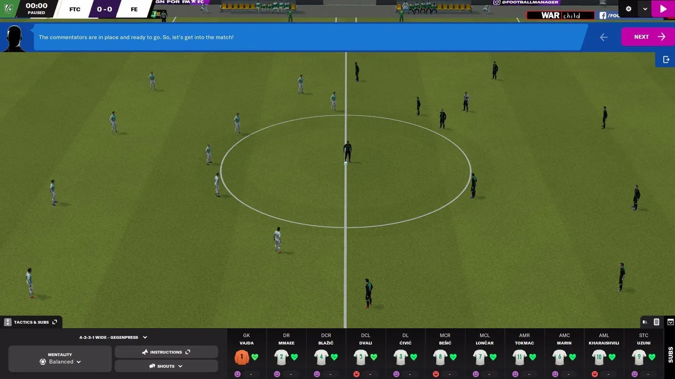 Football Manager 2022, foci, football, játék 