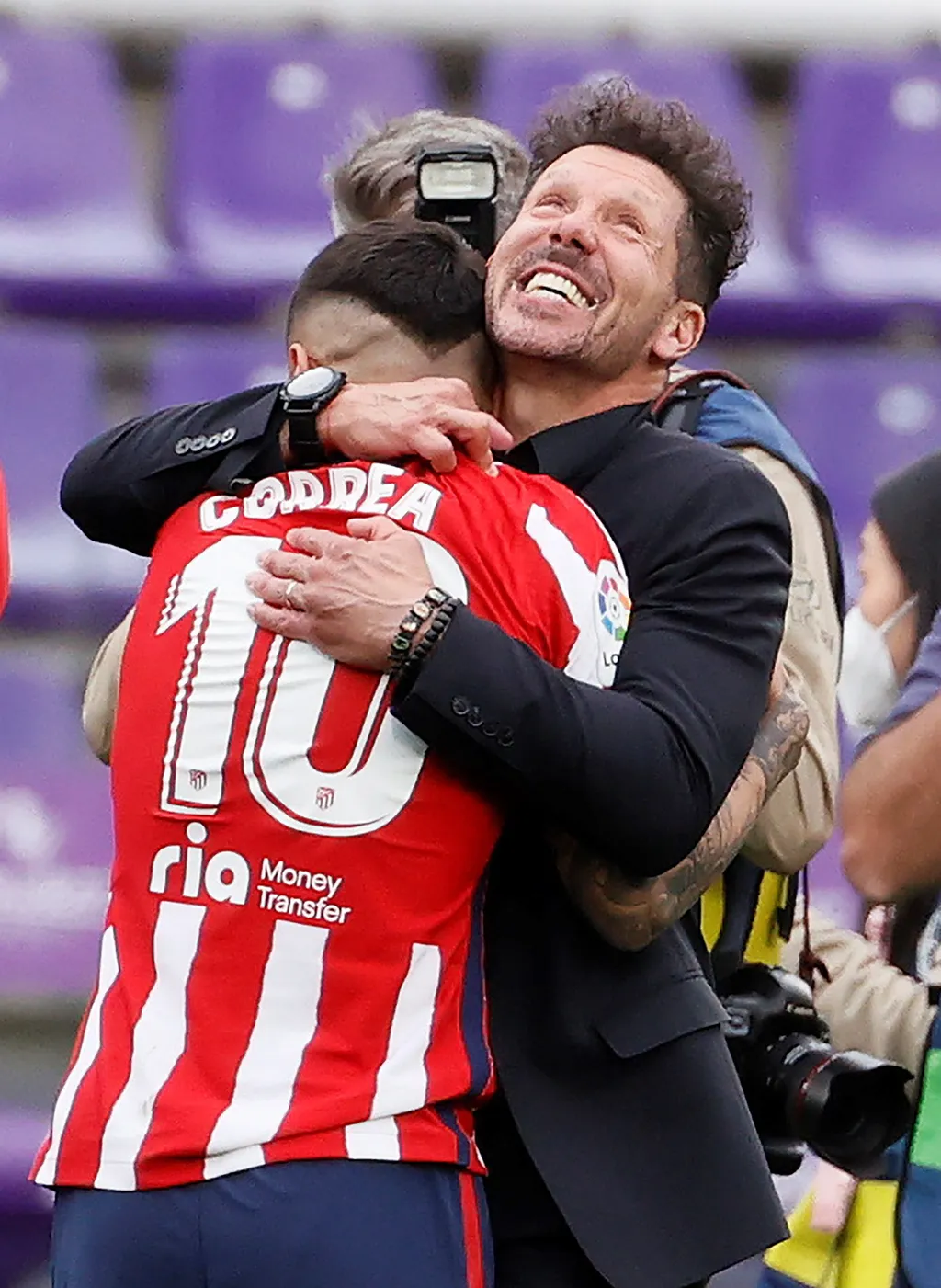 SIMEONE, Diego, Real Valladolid v Atletico Madrid, labdarúg, bajnoki cím 