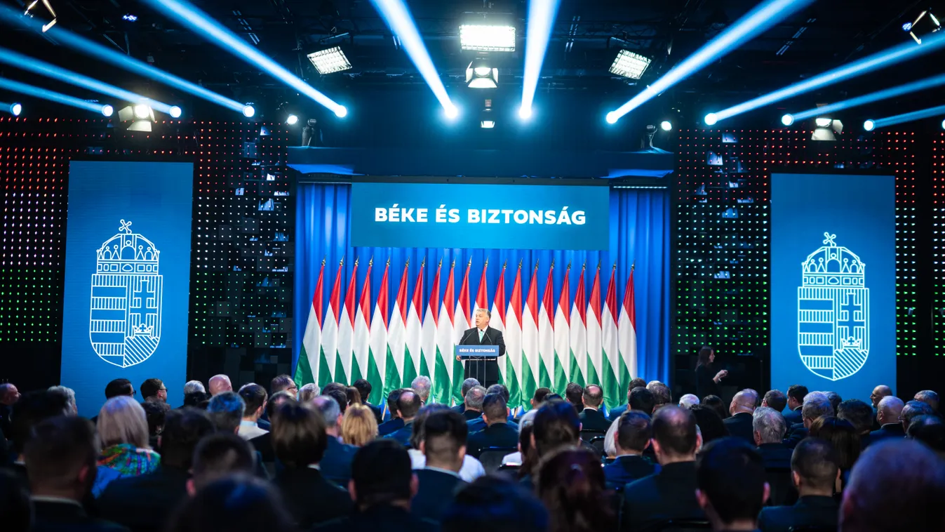 Orbán Viktor évértékelő beszéde, Orbán Viktor miniszterelnök, 2023, Várkert Bazár, évértékelés, 