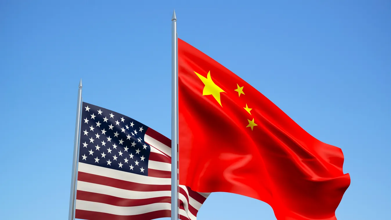 China USA american chinese flag zászló amerikai kínai 