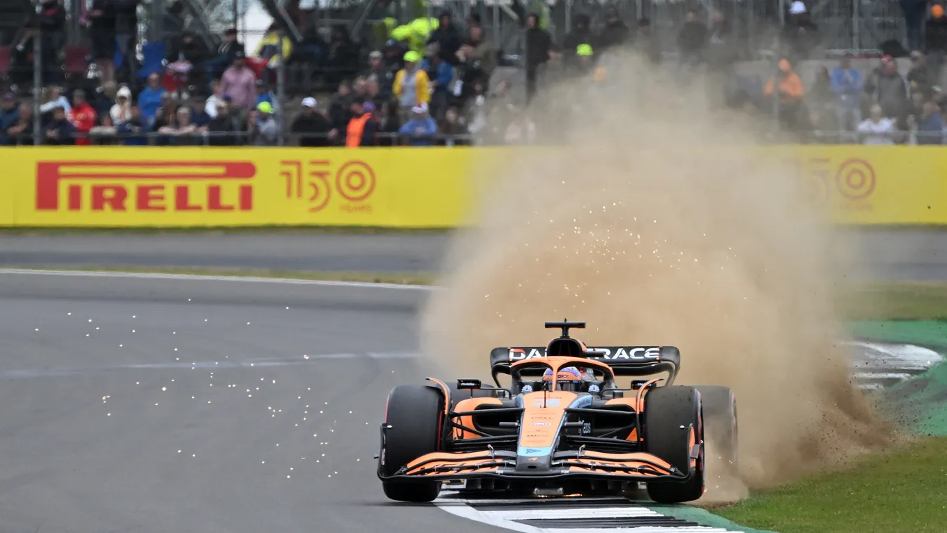 Forma-1, Daniel Ricciardo, McLaren, Brit Nagydíj 2022, szombat 