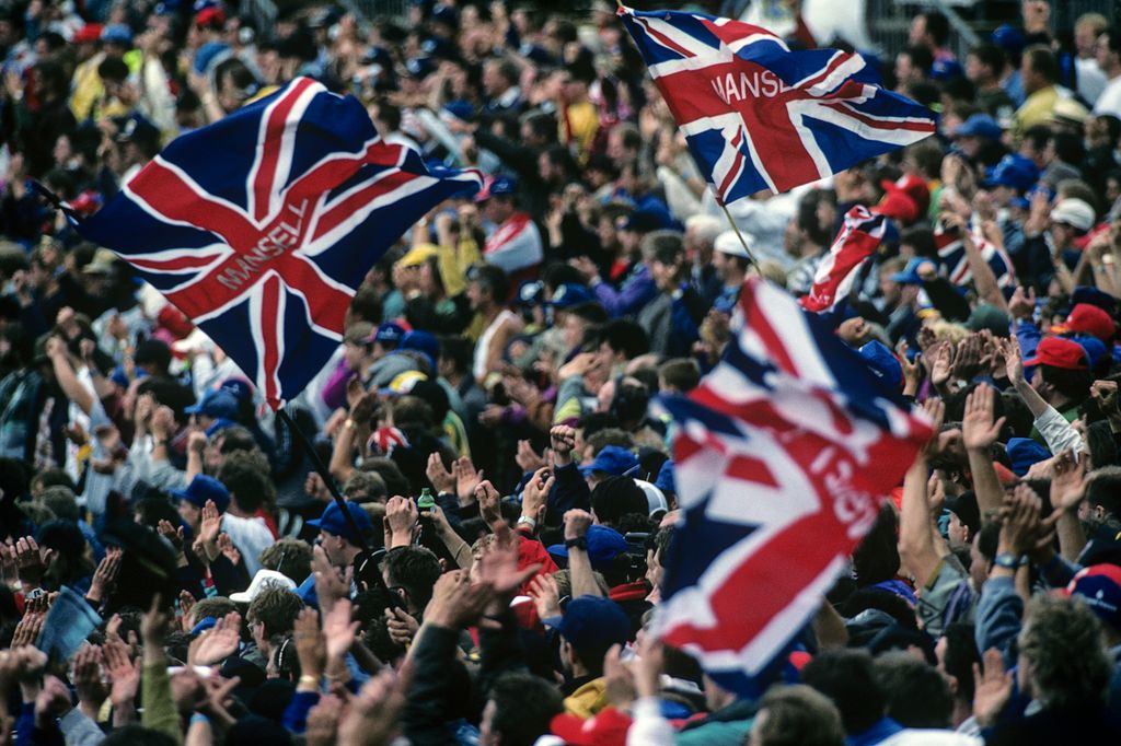 Forma-1, Brit Nagydíj, Silverstone, drukkerek, 1992, Nigel Mansell 