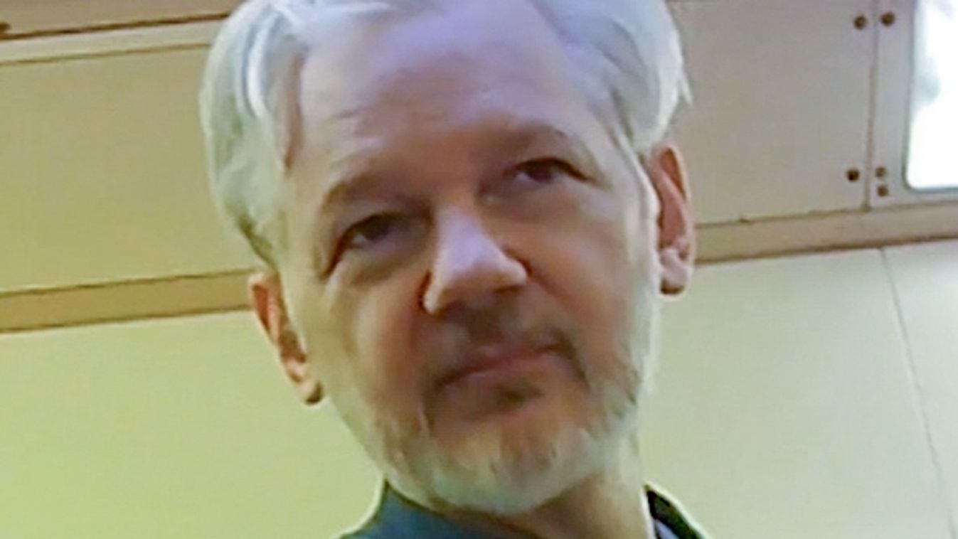 5910276 09.06.2019 In this handout video grab released by Ruptly, WikiLeaks founder Julian Assange is pictured in Belmarsh prison, London, Great Britain. Editorial use only, no archive, no commercial use. Vladimir Astapkovich / Ruptly 