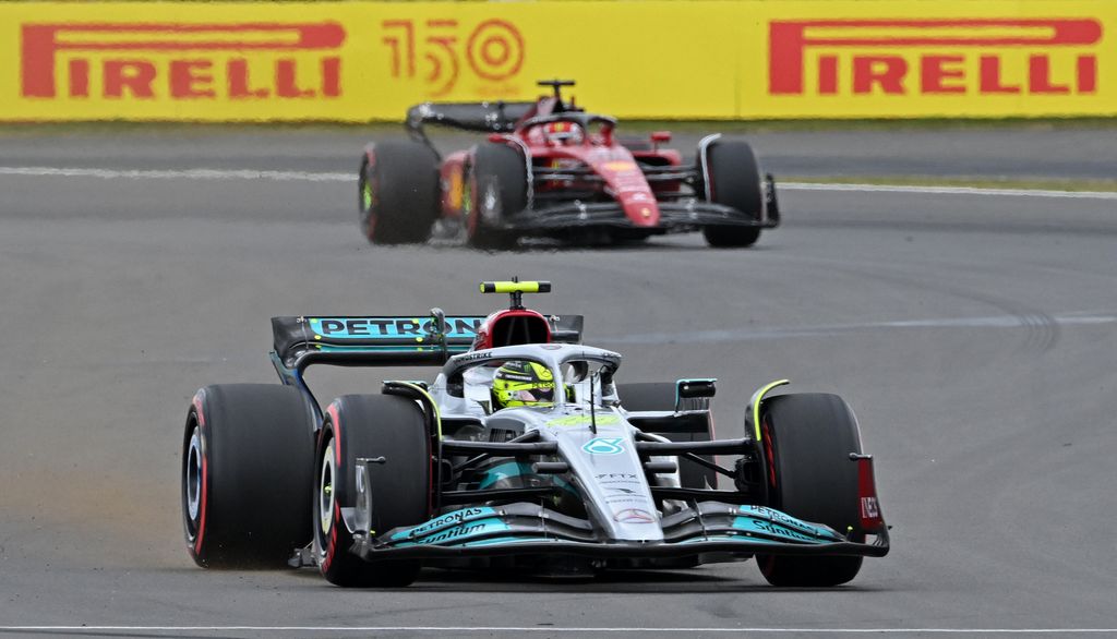 Forma-1, Lewis Hamilton, Mercedes, Charles Leclerc, Ferrari, Brit Nagydíj 2022, szombat 
